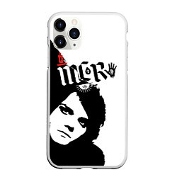 Чехол iPhone 11 Pro матовый MCR, цвет: 3D-белый