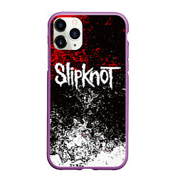 Чехол iPhone 11 Pro матовый SLIPKNOT, цвет: 3D-фиолетовый