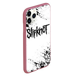 Чехол iPhone 11 Pro матовый SLIPKNOT, цвет: 3D-малиновый — фото 2