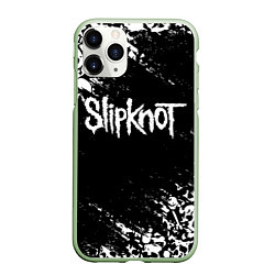 Чехол iPhone 11 Pro матовый SLIPKNOT, цвет: 3D-салатовый