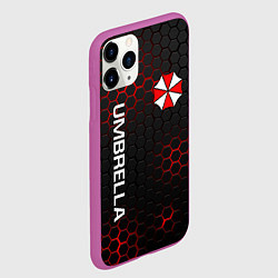 Чехол iPhone 11 Pro матовый UMBRELLA CORP, цвет: 3D-фиолетовый — фото 2