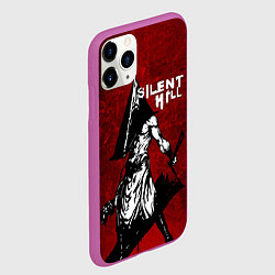 Чехол iPhone 11 Pro матовый SILENT HILL, цвет: 3D-фиолетовый — фото 2