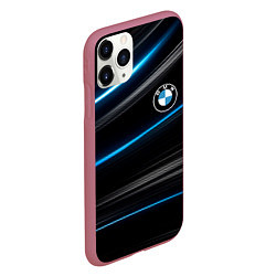 Чехол iPhone 11 Pro матовый BMW, цвет: 3D-малиновый — фото 2