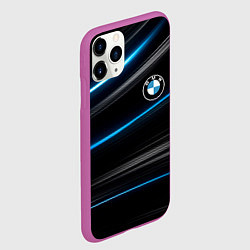 Чехол iPhone 11 Pro матовый BMW, цвет: 3D-фиолетовый — фото 2
