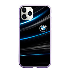 Чехол iPhone 11 Pro матовый BMW, цвет: 3D-светло-сиреневый