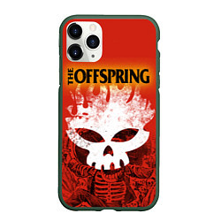 Чехол iPhone 11 Pro матовый The Offspring, цвет: 3D-темно-зеленый