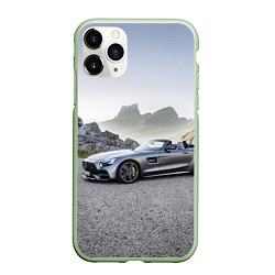 Чехол iPhone 11 Pro матовый Mercedes V8 Biturbo