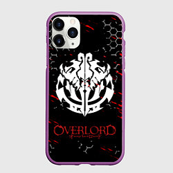 Чехол iPhone 11 Pro матовый OVERLORD, цвет: 3D-фиолетовый