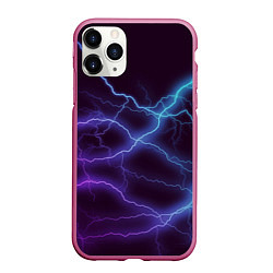 Чехол iPhone 11 Pro матовый МОЛНИЯ