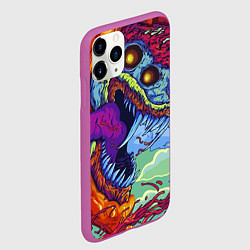 Чехол iPhone 11 Pro матовый HYPERBEAST, цвет: 3D-фиолетовый — фото 2