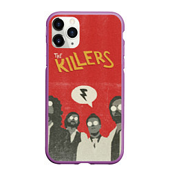 Чехол iPhone 11 Pro матовый The Killers, цвет: 3D-фиолетовый