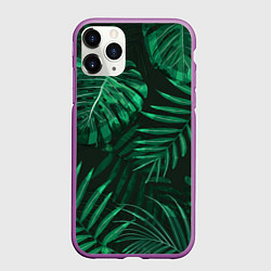 Чехол iPhone 11 Pro матовый Я из джунглей, цвет: 3D-фиолетовый