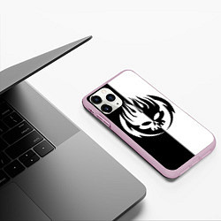 Чехол iPhone 11 Pro матовый THE OFFSPRING, цвет: 3D-розовый — фото 2