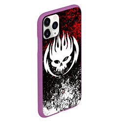 Чехол iPhone 11 Pro матовый THE OFFSPRING, цвет: 3D-фиолетовый — фото 2