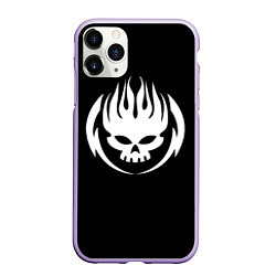 Чехол iPhone 11 Pro матовый THE OFFSPRING, цвет: 3D-светло-сиреневый