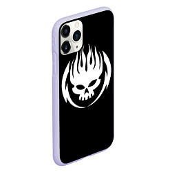 Чехол iPhone 11 Pro матовый THE OFFSPRING, цвет: 3D-светло-сиреневый — фото 2