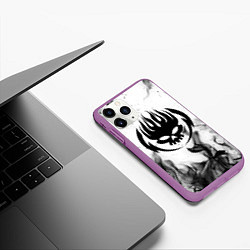 Чехол iPhone 11 Pro матовый THE OFFSPRING, цвет: 3D-фиолетовый — фото 2