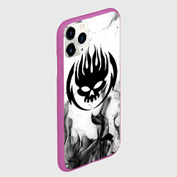 Чехол iPhone 11 Pro матовый THE OFFSPRING, цвет: 3D-фиолетовый — фото 2