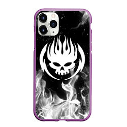 Чехол iPhone 11 Pro матовый THE OFFSPRING, цвет: 3D-фиолетовый