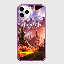 Чехол iPhone 11 Pro матовый Horizon Zero Dawn, цвет: 3D-фиолетовый