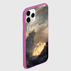 Чехол iPhone 11 Pro матовый Bloodborne, цвет: 3D-фиолетовый — фото 2