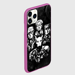 Чехол iPhone 11 Pro матовый JOJOS BIZARRE ADVENTURE, цвет: 3D-фиолетовый — фото 2