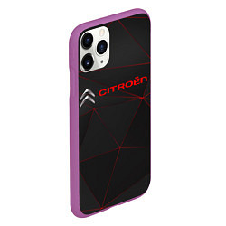 Чехол iPhone 11 Pro матовый CITROЁN, цвет: 3D-фиолетовый — фото 2