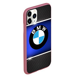 Чехол iPhone 11 Pro матовый BMW, цвет: 3D-малиновый — фото 2