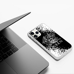 Чехол iPhone 11 Pro матовый QUEEN, цвет: 3D-белый — фото 2