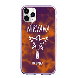 Чехол iPhone 11 Pro матовый NIRVANA, цвет: 3D-светло-сиреневый