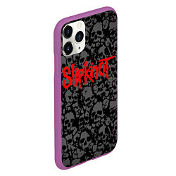 Чехол iPhone 11 Pro матовый SLIPKNOT, цвет: 3D-фиолетовый — фото 2