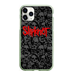 Чехол iPhone 11 Pro матовый SLIPKNOT, цвет: 3D-салатовый