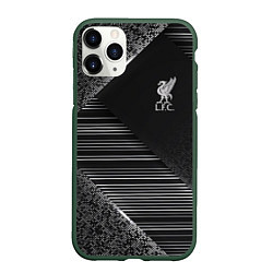 Чехол iPhone 11 Pro матовый Liverpool F C, цвет: 3D-темно-зеленый
