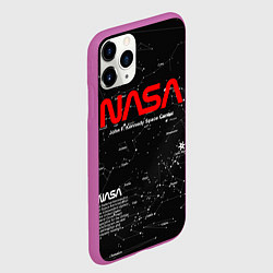 Чехол iPhone 11 Pro матовый NASA, цвет: 3D-фиолетовый — фото 2