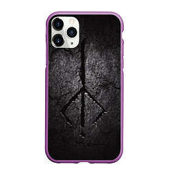 Чехол iPhone 11 Pro матовый BLOODBORNE HUNTER, цвет: 3D-фиолетовый