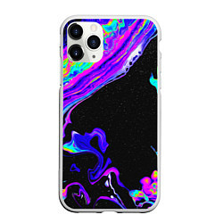 Чехол iPhone 11 Pro матовый DIGITAL ABSTRACT, цвет: 3D-белый