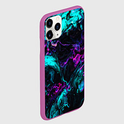 Чехол iPhone 11 Pro матовый ABSTRACT, цвет: 3D-фиолетовый — фото 2