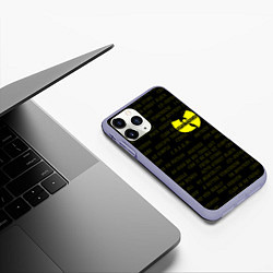 Чехол iPhone 11 Pro матовый WU-TANG CLAN, цвет: 3D-светло-сиреневый — фото 2