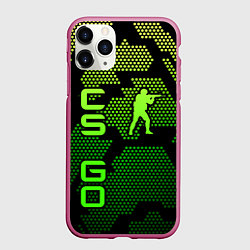 Чехол iPhone 11 Pro матовый CS GO Oko, цвет: 3D-малиновый