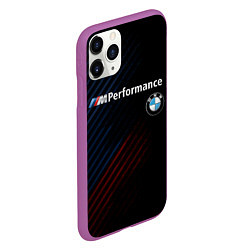 Чехол iPhone 11 Pro матовый BMW PERFORMANCE, цвет: 3D-фиолетовый — фото 2