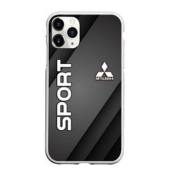 Чехол iPhone 11 Pro матовый MITSUBISH SPORT