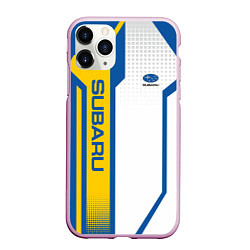 Чехол iPhone 11 Pro матовый Subaru Driver team