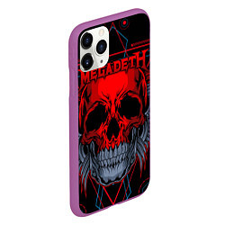 Чехол iPhone 11 Pro матовый Megadeth, цвет: 3D-фиолетовый — фото 2