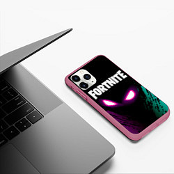 Чехол iPhone 11 Pro матовый FORTNITE, цвет: 3D-малиновый — фото 2