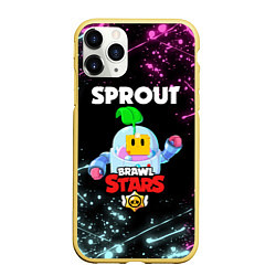 Чехол iPhone 11 Pro матовый BRAWL STARS SPROUT