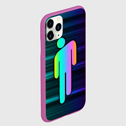 Чехол iPhone 11 Pro матовый BILLIE EILISH, цвет: 3D-фиолетовый — фото 2