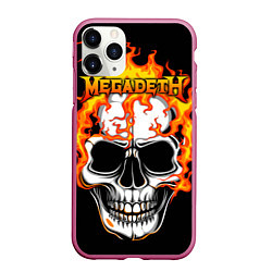 Чехол iPhone 11 Pro матовый Megadeth