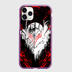 Чехол iPhone 11 Pro матовый BERSERK, цвет: 3D-фиолетовый