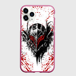 Чехол iPhone 11 Pro матовый BERSERK, цвет: 3D-малиновый