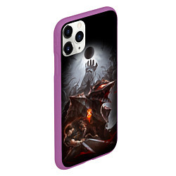 Чехол iPhone 11 Pro матовый BERSERK, цвет: 3D-фиолетовый — фото 2